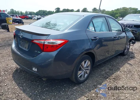 2015 Toyota Corolla Le Eco Plus из США, поврежденный, VIN 2T1BPRHE4FC244760